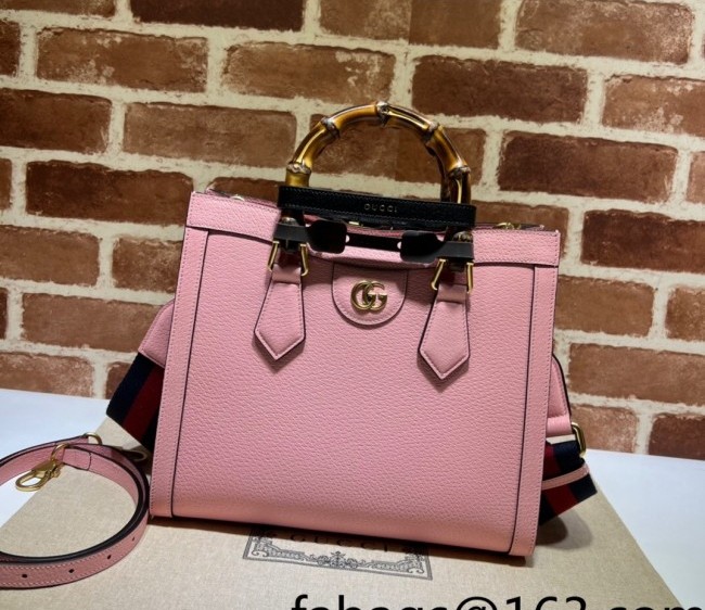 Gucci Diana Leather Small Tote Bag ?702721 Pink 2022