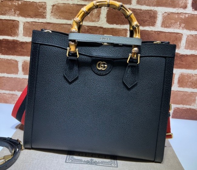 Gucci Diana Medium Tote Bag 678842 Black 2022