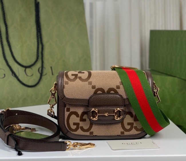 Gucci Horsebit 1955 Jumbo GG Mini Bag 658574 2022