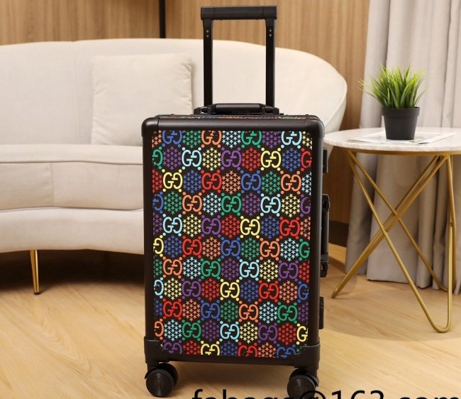 Gucci GG Star Psychedelic Travel Luggage 20inches 2022