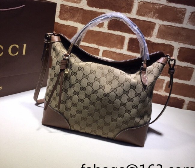 Gucci GG Canvas Medium Tote Bag 353120 Brown 2022