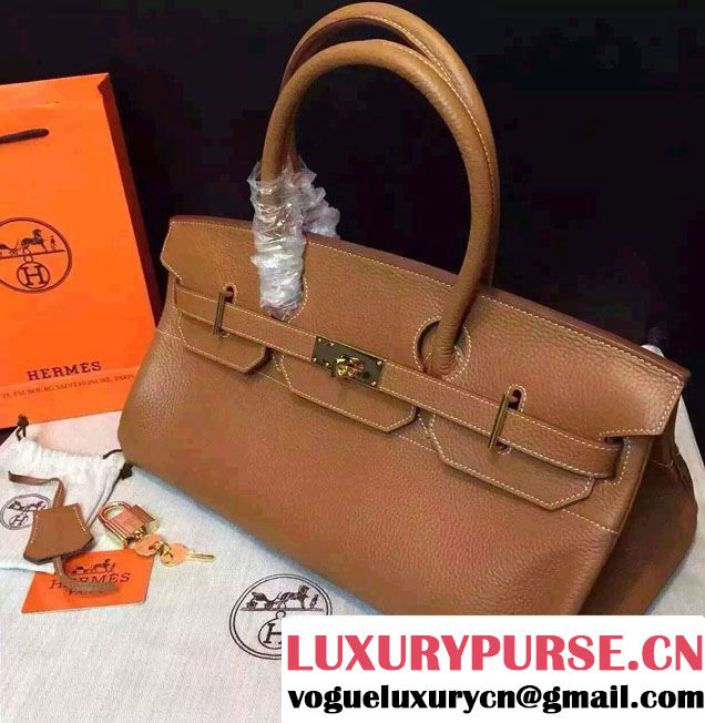 Hermes Birkin 42cm Bag in Original Togo Leather Bag Khaki