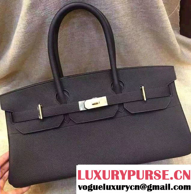 Hermes Birkin 42cm Bag in Original Togo Leather Bag Black