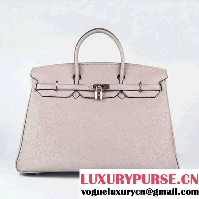 Hermes Birkin 40cm Togo Bag Grey 6099