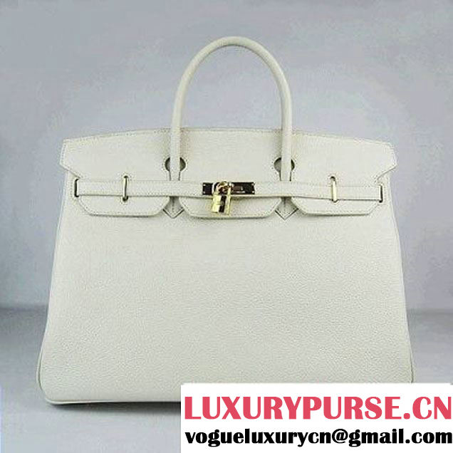 Hermes Birkin 40CM Togo Bag Beige 6099 Gold