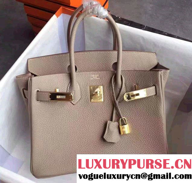 Hermes Birkin 30/35 Bag in Original Togo Leather Bag Gray