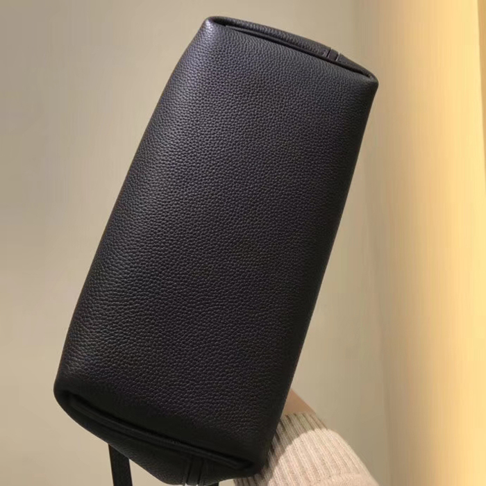 Hermes 2424 Bag Black Swift & Togo Gold Hardware