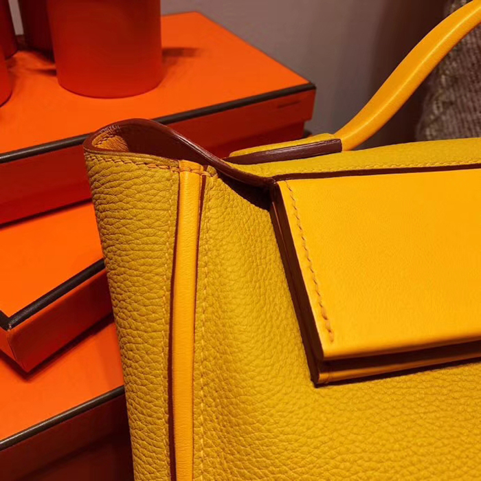 Hermes 24/24 Bag 35cm Yellow Swift & Togo Gold Hardware