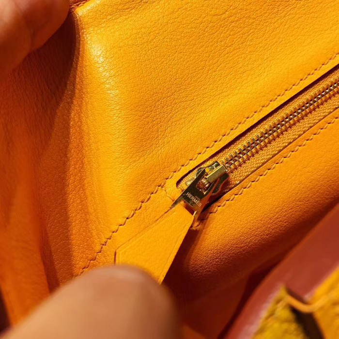 Hermes 24/24 Bag 35cm Yellow Swift & Togo Gold Hardware