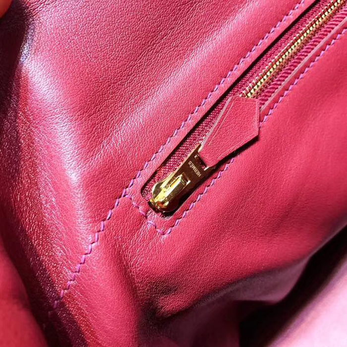 Hermes 24/24 Bag 35cm Bordeaux Swift & Togo Gold Hardware