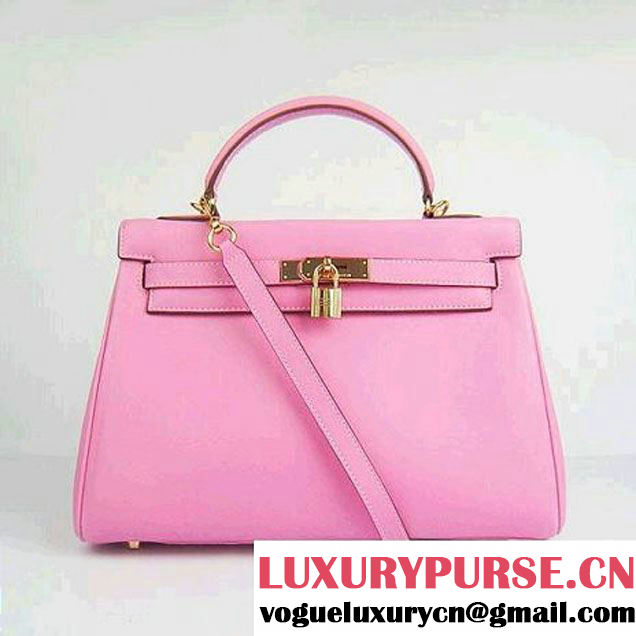 Hermes Kelly 32cm Bags Togo Leather 6108 Pink Golden