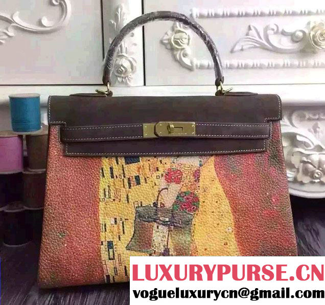 Hermes Kelly 32cm Bag in Original Leather Woman 2016