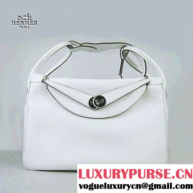 Hermes Women Shoulder Bag White 6208