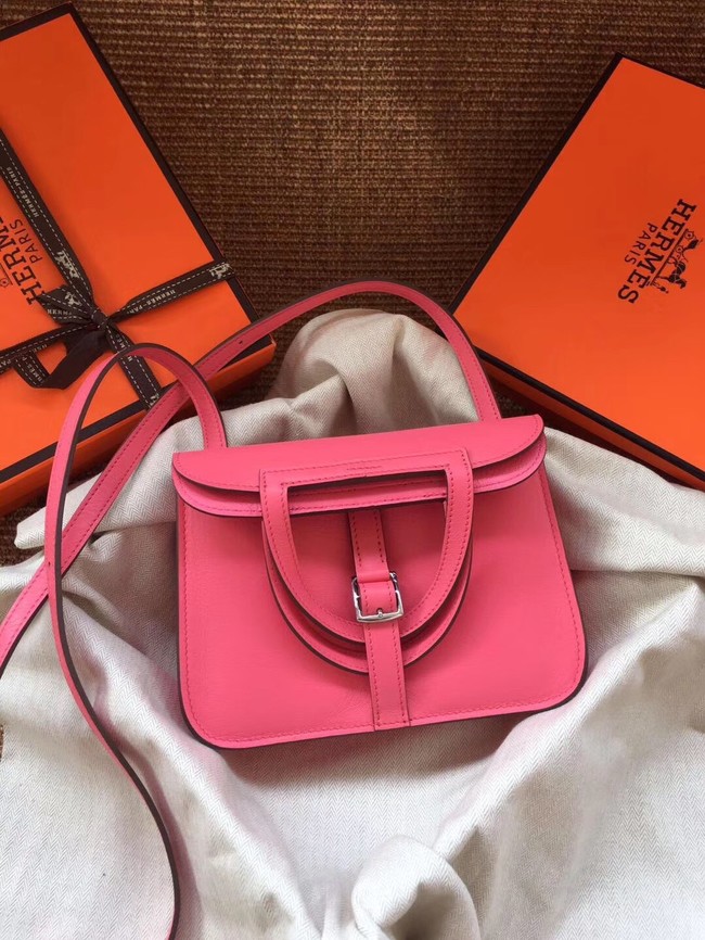 Hermes Original Halzan mini bag H069523 rose azalee