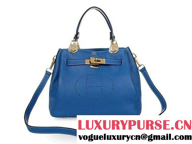 Hermes Mini So Kelly 30CM Bag H2048 Blue