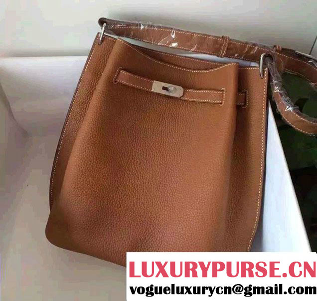 Hermes Original Togo Leather So Kelly 26cm Bag Khaki