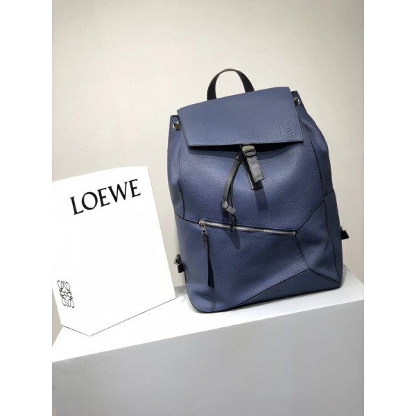 Loewe Men's Backpacks Puzzle Blue