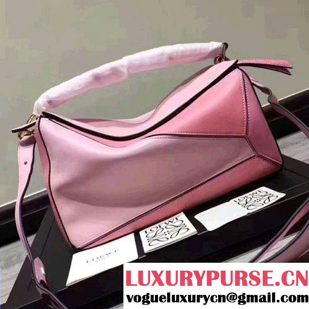 Loewe Calfskin Puzzle Bag Soft Pink/Candy/Dark Pink (YZ-7050503 )