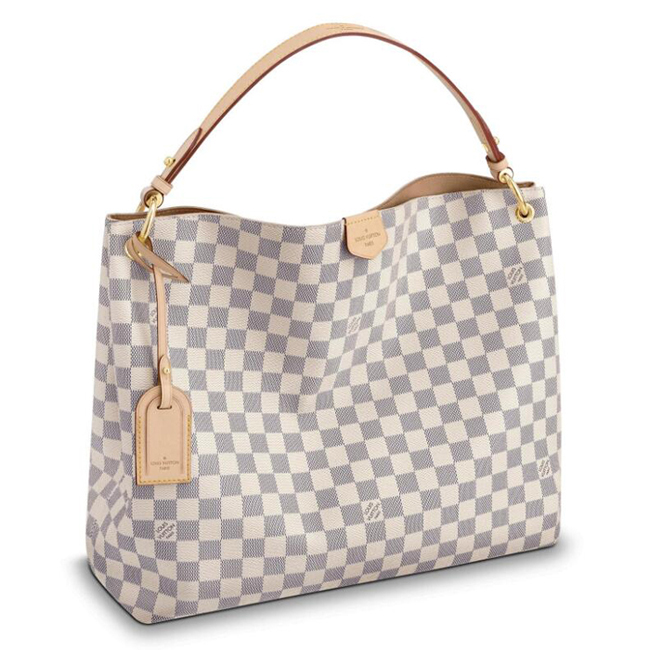 Louis Vuitton Graceful MM N42232 Damier Azur Canvas Beige