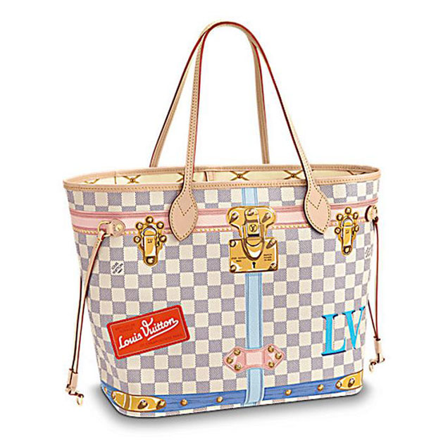 Louis Vuitton Damier Azur Canvas Neverfull MM N41065