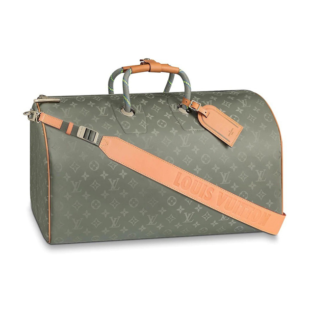 Louis Vuitton Monogram Titanium Canvas Keepall Bandouliere 50 Bag M43886 2018