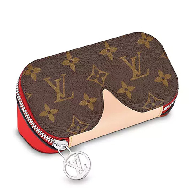 Louis Vuitton Emilie Glasses Case Monogram Canvas Fall Winter 2018 Collection GI0196 Red