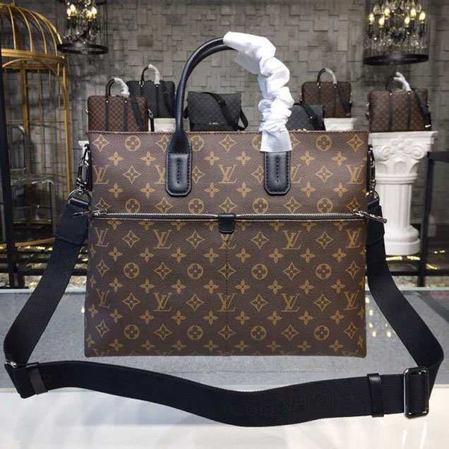 Louis Vuitton 7 Days a Week Bag 36cm Monogram Macassar Canvas Fall Winter 2018 Collection M61288 Brown