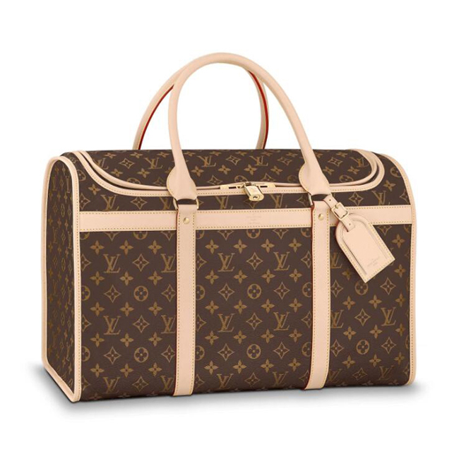 Louis Vuitton M42021 Dog Carrier 50 Monogram Canvas