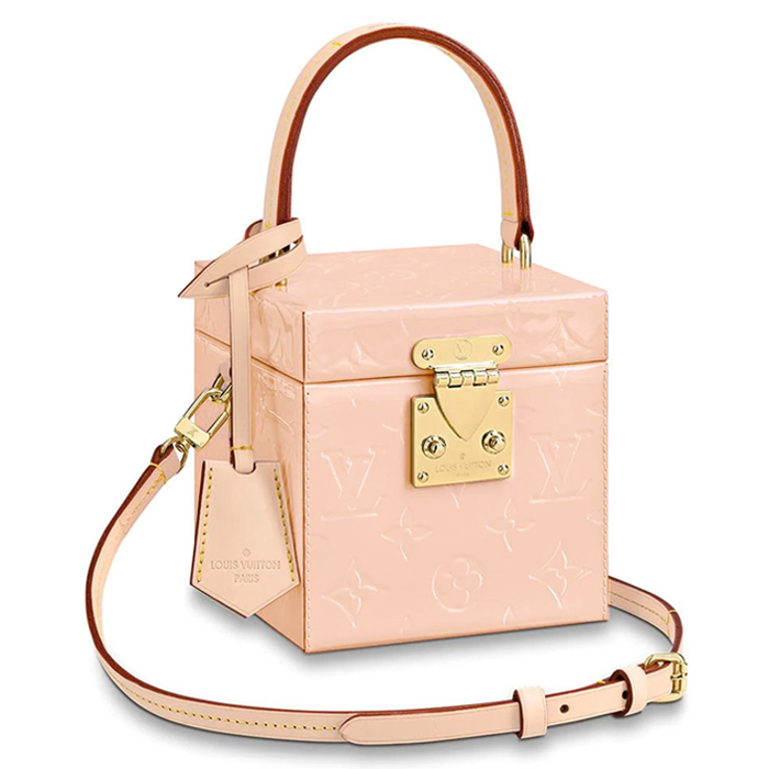 Louis Vuitton Bleecker Box M52516 Monogram Vernis Rose Ballerine Pink