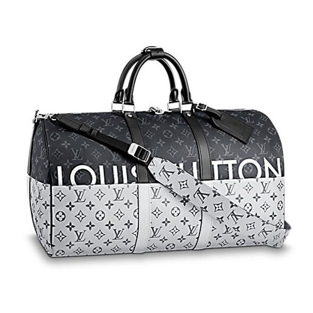 Louis Vuitton Keepall Bandouliere 50 M43817 Monogram Eclipse