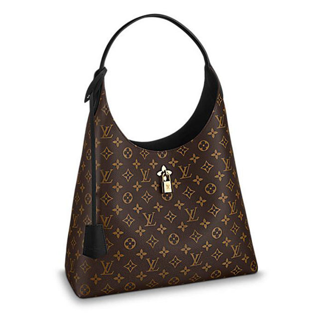 Louis Vuitton Monogram Canvas Flower Hobo M43545