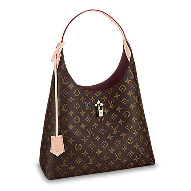 Louis Vuitton Monogram Canvas Flower Hobo M43546