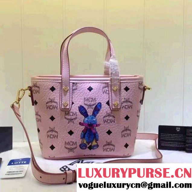 MCM Mini Rabbit Shopper Bag Pink 2017 (3B031-7061914 )