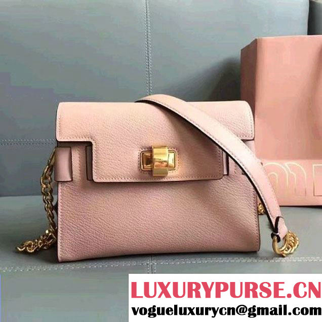 Miu Miu Goatskin Shoulder Bag 5BD059 Pink 2017 (JD-7072814 )