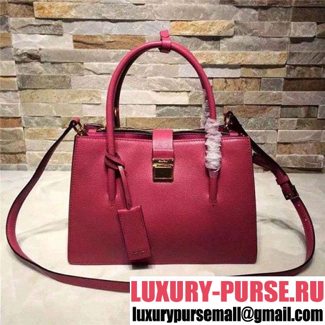 Miu Miu Red Goat Veins Calfskin (RN1108) Small Tote 2015 (AN-3284 )