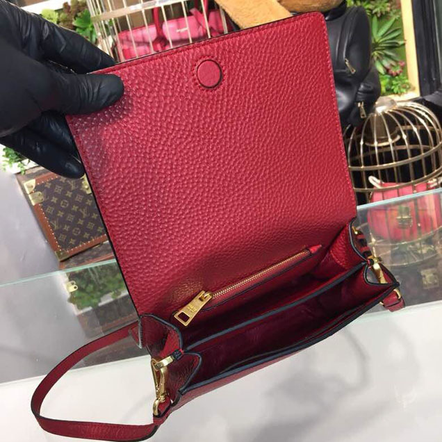 Prada Daino Shoulder Bag 20cm 1BD102 Calfskin Leather Spring Summer 2018 Collection Red