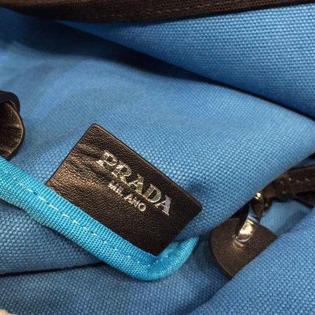 Prada Canvas Prada Logo Tote Bag 42cm 1BG220 Canvas Spring Summer 2018 Collection Black