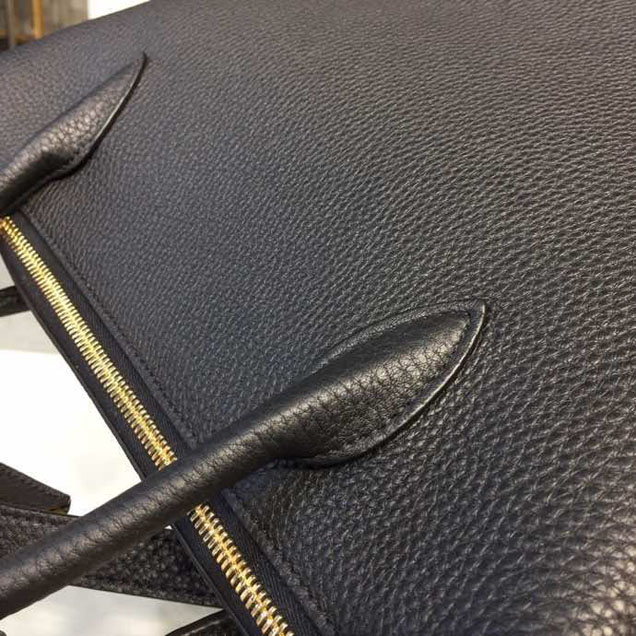Prada Daino Tote Bag 31cm 1BA157 Calfskin Leather Spring Summer 2018 Collection Black