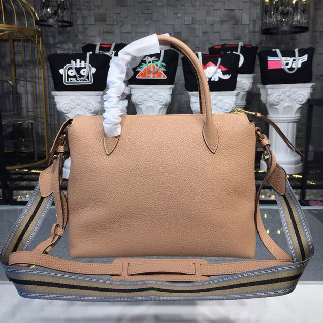 Prada Daino Tote Bag 31cm 1BA157 Calfskin Leather Spring Summer 2018 Collection Beige