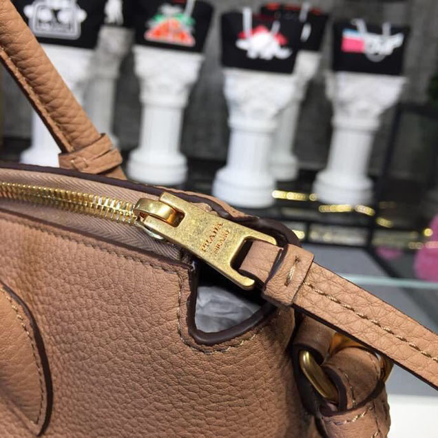 Prada Daino Tote Bag 31cm 1BA157 Calfskin Leather Spring Summer 2018 Collection Beige