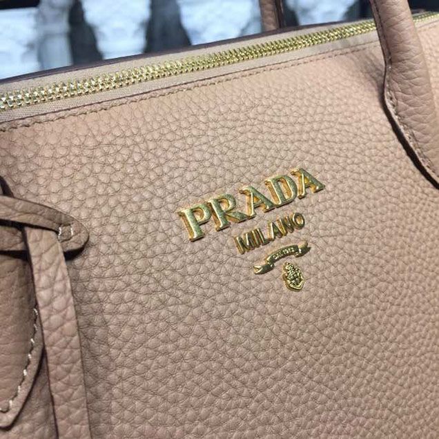 Prada Daino Tote Bag 31cm 1BA157 Calfskin Leather Spring Summer 2018 Collection Beige