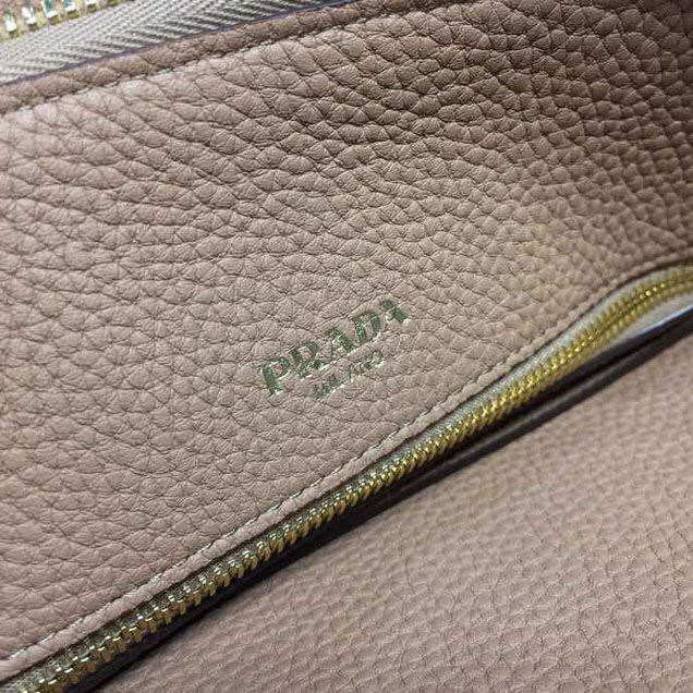 Prada Daino Tote Bag 31cm 1BA157 Calfskin Leather Spring Summer 2018 Collection Beige