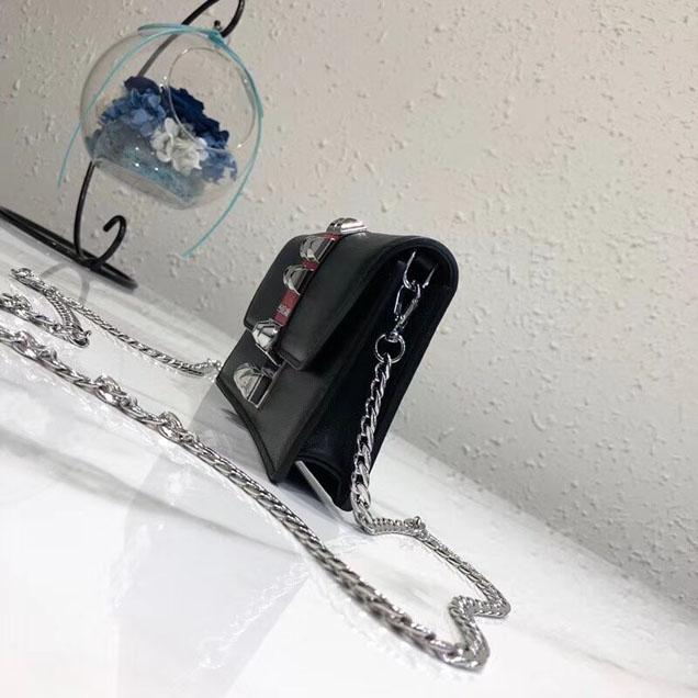 Prada Elektra Leather Mini Bag 1ZH061 black