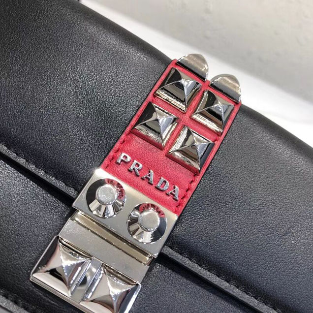 Prada Elektra Leather Mini Bag 1ZH061 black