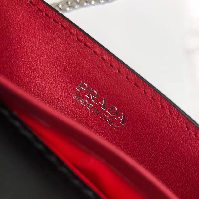 Prada Elektra Leather Mini Bag 1ZH061 black
