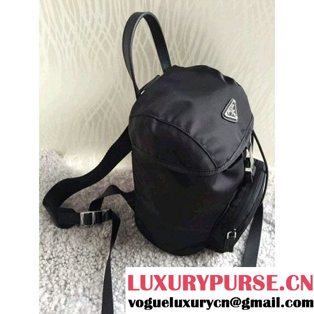 Prada BZ0025 Fabric Backpack Black  (1B015-050601 )