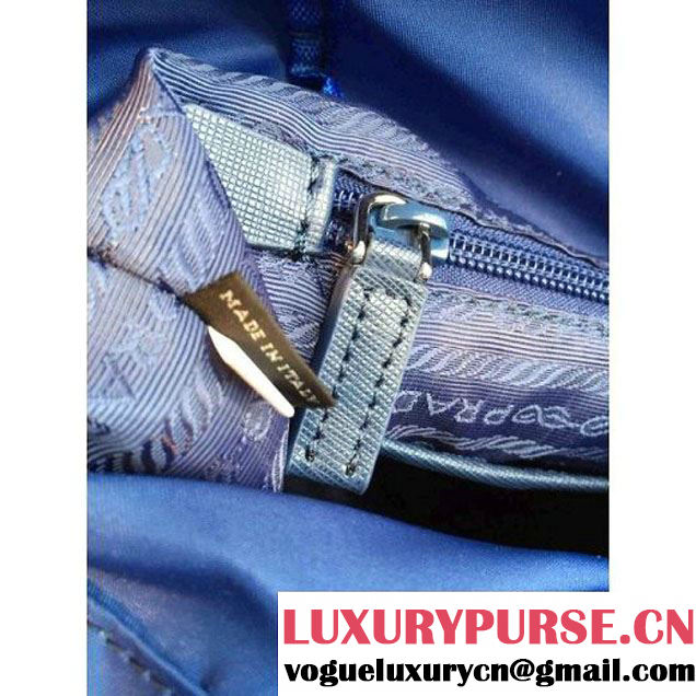 Prada BZ0025 Fabric Backpack Blue (1B015-050603 )
