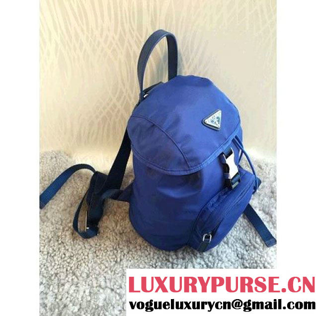 Prada BZ0025 Fabric Backpack Blue (1B015-050603 )