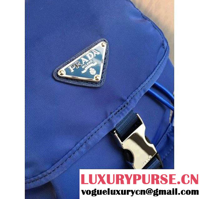 Prada BZ0025 Fabric Backpack Blue (1B015-050603 )