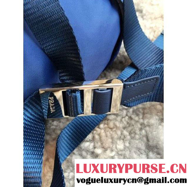Prada BZ0025 Fabric Backpack Blue (1B015-050603 )